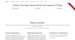 Desktop Screenshot of contiki-os.org